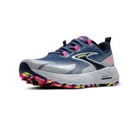 BROOKS Cascadia 18, Sneaker Donna, Oceana/Blu Perla/Rosa, 38.5 EU
