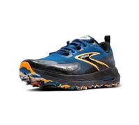 BROOKS Cascadia 18, Sneaker Uomo, Zaffiro Blu/Nero/Arancione, 44.5 EU