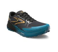 BROOKS Catamount 3, Sneaker Uomo, Ebano/Blu Mosaico/Arancione, 44 EU