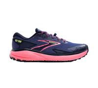 Brooks Divide 5 Grigio Blue Rosa Sunny Lime - Scarpe Trail Running Donna EUR 38 / US 7