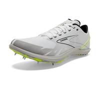 Brooks Draft XC - Scarpa da corsa da cross country, Bianco/Nero/Vita notturna, 40.5 EU
