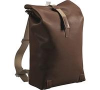 Brooks England Pickwick Leather Small Rolltop Rucksack dunkelbraun