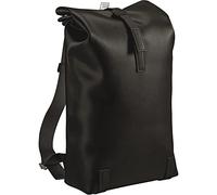 Brooks England Pickwick Reflective Leather Large Rolltop Rucksack schwarz