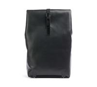 Brooks England Pickwick Reflective Leather Large Rolltop Rucksack schwarz