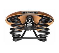 Brooks England Sella Flyer Carved Honey