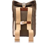 Brooks England Pickwick Cotton Canvas Small Zaino roll-top oliva, cotone, unisex