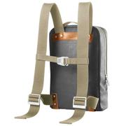 Brooks England Pickzip Cotton Canvas 10l Backpack Grigio Grey / Honey