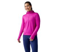 BROOKS Felpa da running con cappuccio termica da donna Notch 3.0 rosa | XL