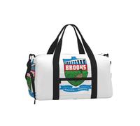 Brooks Flag - Borsone sportivo con scomparto per scarpe | Borsa da viaggio da palestra resistente all'acqua. Si adatta alla maniglia della valigia.