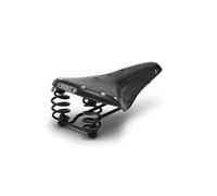 Brooks Flyer Champion Uomo Trekking City Bicicletta Pelle Sella Nero - Nuovo