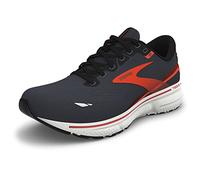 Brooks Ghost 15, Scarpe da corsa Uomo, Grigio (Ebony Black Spicy Orange), 44.5 EU