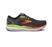 Brooks Ghost 16, Sneaker Uomo, Nero Mandarino Rosso Verde, 46 EU