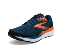BROOKS Ghost 16, Sneaker Uomo, Blue Opal/Black/Nasturtium, 45.5 EU