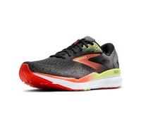 Brooks Ghost 16 Black/Mandarin Red/Green da Uomo 45 Antracite