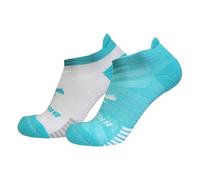 Brooks Ghost Lite No Show Socks I Performance Running, Comfort Fit con supporto per arco plantare, per uomini e donne (confezione da 2), Strobe Blue/White & White/Blue, Medium