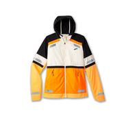 Brooks Run Visible Jacket 2.0 Ecru/Fluoro Flash/Black da Donna XS