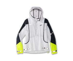 Brooks Giacca Running Run Visible Convertible Bianco Donna S