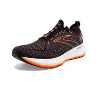 BROOKS Glycerin StealthFit 20, Sneaker Uomo, Black/Blackened Pearl/Flame, 45 EU