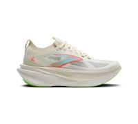 Brooks Hyperion Max 3 Coconut/Green Gecko/Pink Clay da Uomo 42.5 Bianco
