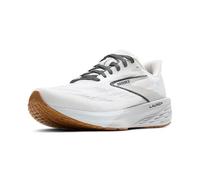 Brooks Launch 11 - Scarpe da Corsa Neutre da Donna, Bianco/Grigio/Nero, 43 EU