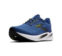 BROOKS Revel 8, Sneaker Uomo, Navy Peony/Black/Acid Lime, 42.5 EU