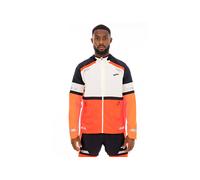 BROOKS Run Visible Jacket 2.0 - Uomo - Bianco / Arancione / Nero - Taglia S- modello 2024