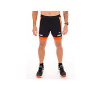 BROOKS Run Visible 5" 2in1 Short 2.0 - Uomo - Nero / Arancione - Taglia XL- modello 2025