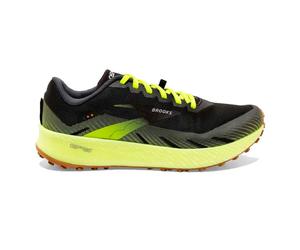 Brooks Scarpe Trail Running Catamount Nero Giallo Uomo EUR 42 / US 8,5