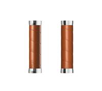 Brooks Slender Leather Grips (130 + 130 mm) -Honey-New22 - Guidoline per adulti,