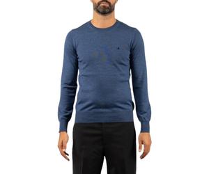 Brooksfield - Maglieria Girocollo - - Knitwear - Uomo - Blu - M