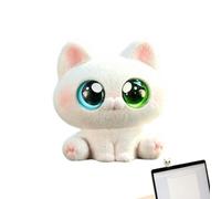 brooksnaji Cat Shape Car Screen Figure - Mini Dashboard Display Ornament