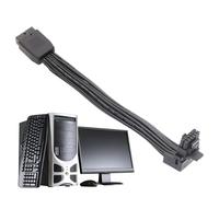 brooksnaji Cavo GPU a 16 pin, cavo GPU PCIE, cavo adattatore GPU portatile a 16 pin | Cavo di prolunga GPU, cavo per scheda grafica angolata, adattatore per manicotto di prolunga da donna e