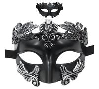 brooksnaji Copriviso In - Antica Romana Per Halloween, Copriviso Da Uomo In Stile Greco-egiziano | Decorativa Perfetta Per Carnevale, Cosplay, Feste In Costume Ed Eventi Teatrali,