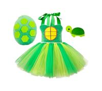 brooksnaji Costume Tutu de Tartaruga - Set di fascia e gonna Tutu verde carino e confortevole | Costume cosplay animali| Vestito per festa di compleanno, spettacolo sul palco, festival, celebrazione
