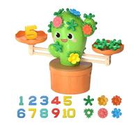 brooksnaji Giocattoli per il conteggio dell'equilibrio, giocattolo dell'orologio di apprendimento, giocattolo colorato per orologio | Divertenti giocattoli educativi multifunzionali per la casa, la