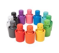brooksnaji Gioco di Classificazione dei Colori,Gioco educativo in legno da 12 pezzi per l'apprendimento prescolare | Set Ordinamento Colori per Attività Didattiche,per attività didattiche a