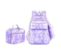 brooksnaji Girls School Backpack - Waterproof Large Capacity Bag