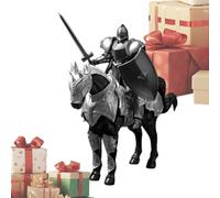 brooksnaji Knight Action Figure - Multi Jointed Movable DIY Assembly Toy | Fantasy Knight Figurine, Collectible Decor | Display Model for Bookshelf Desk Cabinet Bedside Table Bedroom Living Room Study