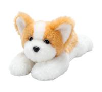 brooksnaji Lying Down Dog Plush Pillow - Soft Stuffed Puppy Cushion