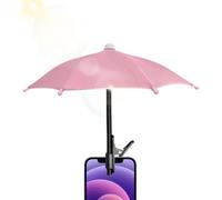 brooksnaji Phone Umbrella Sun Shade Adjustable Anti-Glare Visor, Clip Mount