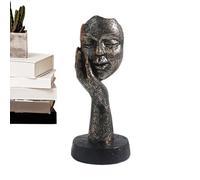 brooksnaji Sculture astratte Decorazione per la casa, Statua di Pensiero 'Uomo - Decorazione di Figurine di pensatore in Resina | Le opere Ornamentali Ornamentali d'oro per la Sala