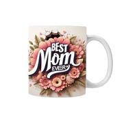 brooksnaji Tazza da mamma in ceramica da 350 ml, tazza comica per la festa della mamma | migliore mamma bere una tazza, tazza di mamma divertente tazza, decorazione