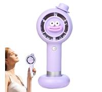 brooksnaji Ventilatore a mano - ventilatore portatile con 3 velocità | Manuale rinfrescante per l'estate - per le donne bambini interni esterni ufficio viaggi spiaggia