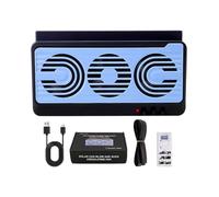 brooksnaji Ventola per Veicoli a propulsione Solare - Ventola di Flusso d'Aria Automatica Portatile, unità di brezza per Finestra Solare | di Raffreddamento montabile per Camper, Ventola di Scarico