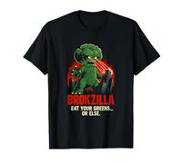 Brookzilla Eat Your Greens... Oppure Else Maglietta