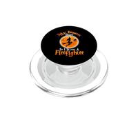 Broom Broke So I Became A Firefighter Halloween Costume PopSockets PopGrip per MagSafe