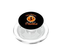 Broom Broke So I Became A Translator Halloween Costume PopSockets PopGrip per MagSafe
