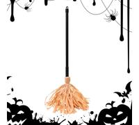 Broom Halloween, Scopa Di Stregone In Movimento, Ornamento Con Le Streghe Illuminate, Decorazione A Batteria, Cosplay Di Casa Stregata, Sostegno Al Cortile Per Esterni, Cortile Anteriore Spettrale, Ac