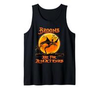 Brooms Are for Amateurs Dragon Riding Witches Halloween Canotta