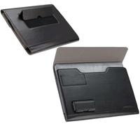 Broonel Custodia in pelle nera - Compatibile con Chromebook HP 15a-nb0503sa 15.6"